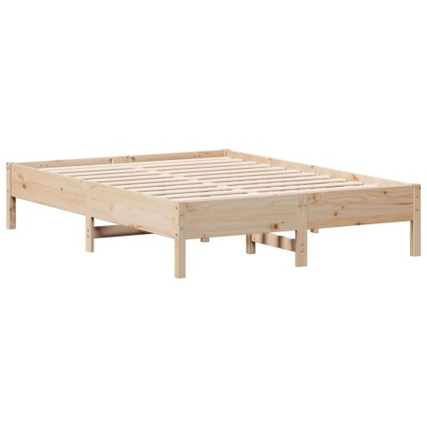 RAMA ŁÓŻKA 140X 190CM LITE DREWNO SOSNOWE