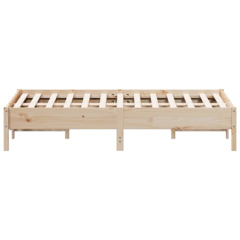 RAMA ŁÓŻKA 140X 190CM LITE DREWNO SOSNOWE