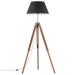 LAMPA PODŁOGOWA NA TRÓJNOGU BRĄZOWO-CZARNA TEK 141CM