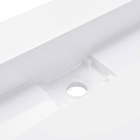 UMYWALKA 120X46X11CM KOMPOZYT MINERALNY/MARMUROWY BIAŁA