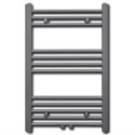 GRZEJNIK ŁAZIENKOWY PROSTY 500X764MM SZARY