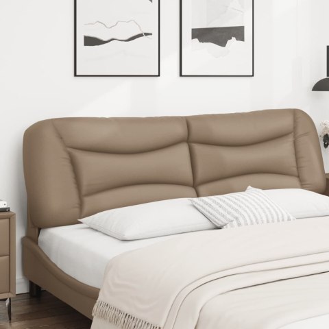 PODUSZKA NA WEZGŁOWIE CAPPUCCINO 180CM SZTUCZNA SKÓRA