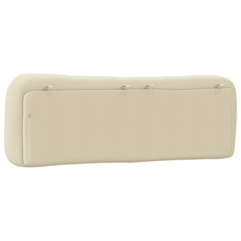 PODUSZKA NA WEZGŁOWIE KREMOWA 160CM TKANINA