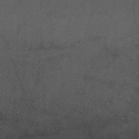 2-OSOBOWA KANAPA CIEMNOSZARA TAPICEROWANA AKSAMITEM