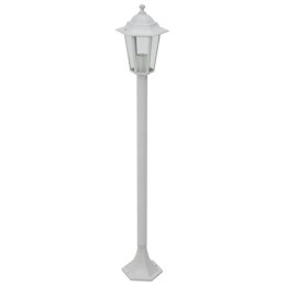 LAMPY OGRODOWE 110CM E27 ALUMINIUM 6 SZT. BIAŁE