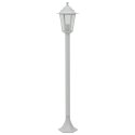 LAMPY OGRODOWE 110CM E27 ALUMINIUM 6 SZT. BIAŁE