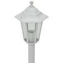 LAMPY OGRODOWE 110CM E27 ALUMINIUM 6 SZT. BIAŁE