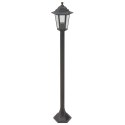 LAMPY OGRODOWE 110CM E27 ALUMINIUM 6 SZT. BRĄZOWE