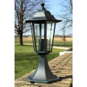 LAMPY OGRODOWE 2 SZT. CIEMNOZIELONE/CZARNE ALUMINIUM