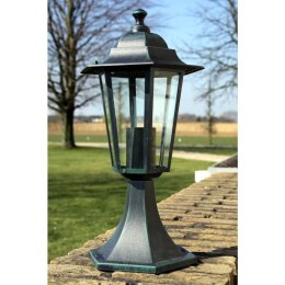 LAMPY OGRODOWE 2 SZT. CIEMNOZIELONE/CZARNE ALUMINIUM