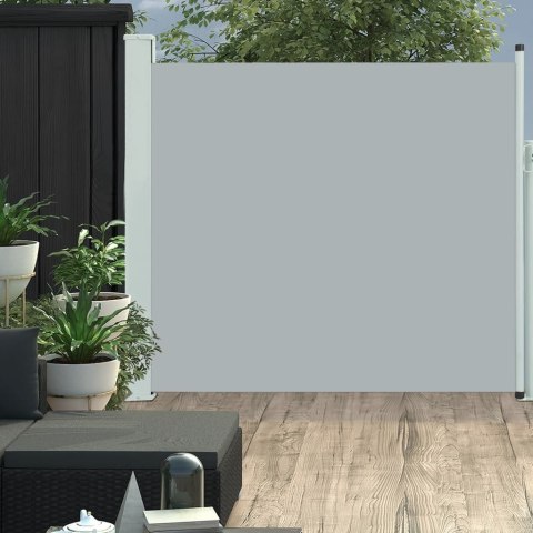 WYSUWANA MARKIZA BOCZNA NA TARAS 170X300CM SZARA