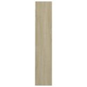PÓŁKA ŚCIENNA NA BUTY DĄB SONOMA 80X18X90CM PŁYTA WIÓROWA