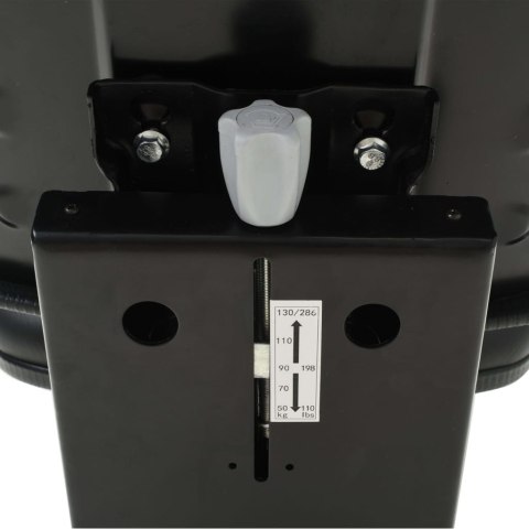 FOTEL DO CIĄGNIKA Z ZAWIESZENIEM CZARNY