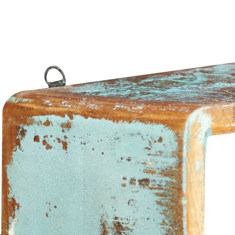 3-CZĘŚCIOWY ZESTAW PÓŁEK ŚCIENNYCH KOSTEK DREWNO Z ODZYSKU