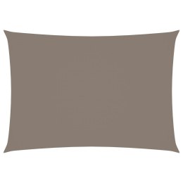 ŻAGIEL PRZECIWSŁONECZNY OGRODOWY WODOODPORNY MARKIZA TARAS PROSTOKĄT 2X4,5 M TAUPE