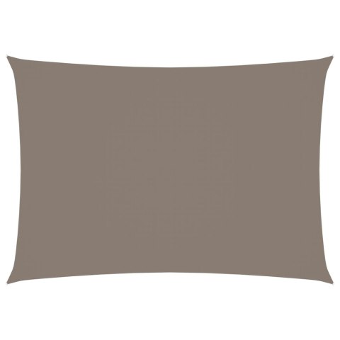 ŻAGIEL PRZECIWSŁONECZNY OGRODOWY WODOODPORNY MARKIZA TARAS PROSTOKĄT 2X4,5 M TAUPE