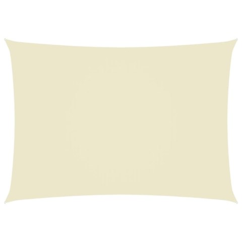 ŻAGIEL PRZECIWSŁONECZNY OGRODOWY WODOODPORNY MARKIZA TARAS PROSTOKĄT 2,5X4,5M KREMOWY