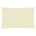 ŻAGIEL PRZECIWSŁONECZNY OGRODOWY WODOODPORNY MARKIZA TARAS PROSTOKĄT 5X8M KREMOWY
