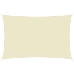 ŻAGIEL PRZECIWSŁONECZNY OGRODOWY WODOODPORNY MARKIZA TARAS PROSTOKĄT 5X8M KREMOWY