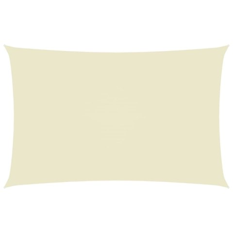 ŻAGIEL PRZECIWSŁONECZNY OGRODOWY WODOODPORNY MARKIZA TARAS PROSTOKĄT 5X8M KREMOWY