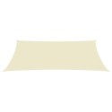 ŻAGIEL PRZECIWSŁONECZNY OGRODOWY WODOODPORNY MARKIZA TARAS PROSTOKĄT 5X8M KREMOWY