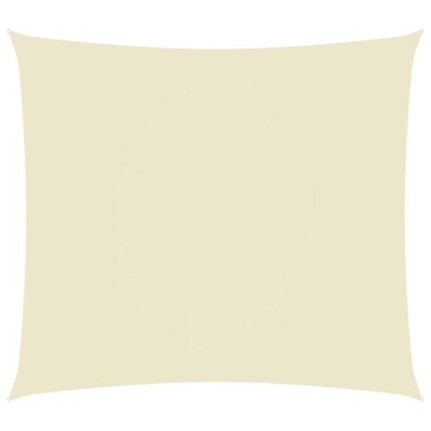 ŻAGIEL PRZECIWSŁONECZNY OGRODOWY WODOODPORNY MARKIZA TARAS PROSTOKĄT 4X5M KREMOWY