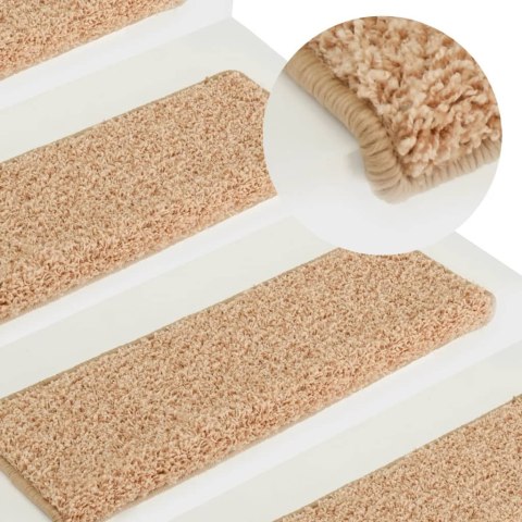 NAKŁADKI NA SCHODY 15 SZT. 65X21X4CM ZŁOTE
