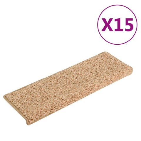 NAKŁADKI NA SCHODY 15 SZT. 65X21X4CM ZŁOTE