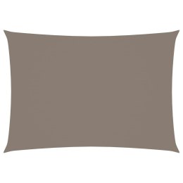 ŻAGIEL PRZECIWSŁONECZNY OGRODOWY WODOODPORNY MARKIZA TARAS PROSTOKĄT 3X4M TAUPE