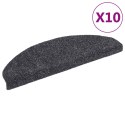 SAMOPRZYLEPNE NAKŁADKI NA SCHODY 10 SZT. SZARE 65X21X4CM