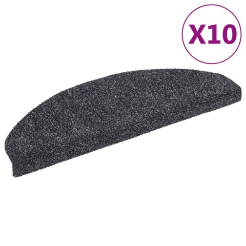 SAMOPRZYLEPNE NAKŁADKI NA SCHODY 10 SZT. SZARE 65X21X4CM