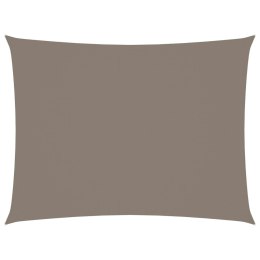 PROSTOKĄTNY ŻAGIEL OGRODOWY TKANINA OXFORD 5X6 M TAUPE