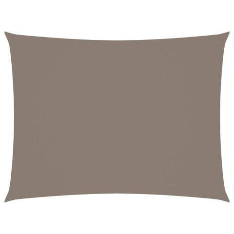 PROSTOKĄTNY ŻAGIEL OGRODOWY TKANINA OXFORD 5X6 M TAUPE