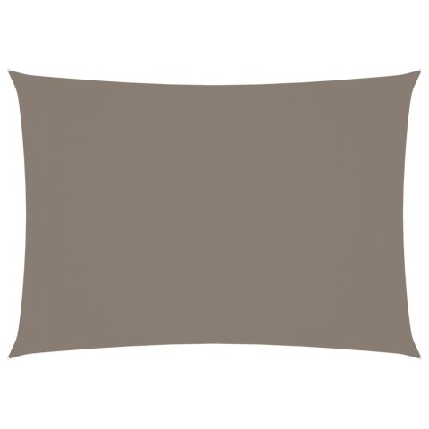 ŻAGIEL PRZECIWSŁONECZNY OGRODOWY WODOODPORNY MARKIZA TARAS PROSTOKĄT 2,5X4M TAUPE