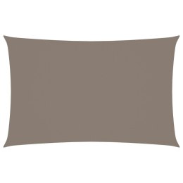 ŻAGIEL PRZECIWSŁONECZNY OGRODOWY WODOODPORNY MARKIZA TARAS PROSTOKĄT 3X6M TAUPE