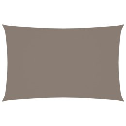 ŻAGIEL PRZECIWSŁONECZNY OGRODOWY WODOODPORNY MARKIZA TARAS PROSTOKĄT 4X7M TAUPE