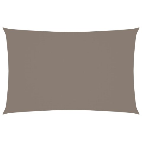 ŻAGIEL PRZECIWSŁONECZNY OGRODOWY WODOODPORNY MARKIZA TARAS PROSTOKĄT 4X7M TAUPE