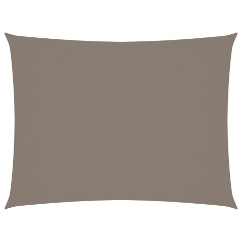PROSTOKĄTNY ŻAGIEL OGRODOWY TKANINA OXFORD 5X7 M TAUPE