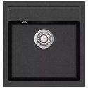 GRANITOWY ZLEWOZMYWAK JEDNOKOMOROWY CZARNY