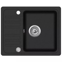 GRANITOWY ZLEWOZMYWAK JEDNOKOMOROWY CZARNY