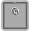 GRANITOWY ZLEWOZMYWAK JEDNOKOMOROWY SZARY
