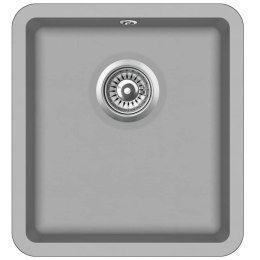 GRANITOWY ZLEWOZMYWAK JEDNOKOMOROWY SZARY