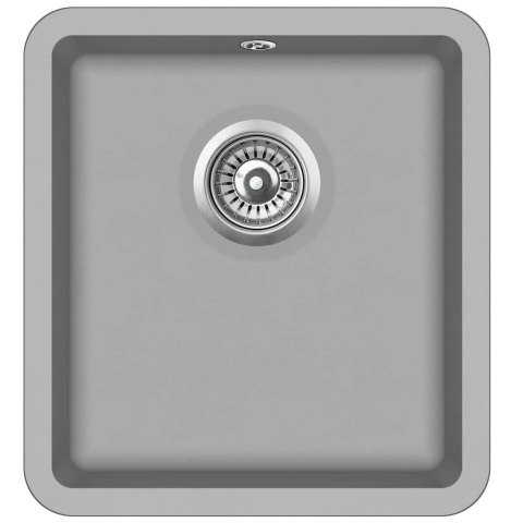 GRANITOWY ZLEWOZMYWAK JEDNOKOMOROWY SZARY