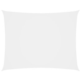 ŻAGIEL PRZECIWSŁONECZNY OGRODOWY WODOODPORNY MARKIZA TARAS PROSTOKĄT 2,5X4,5M BIAŁY