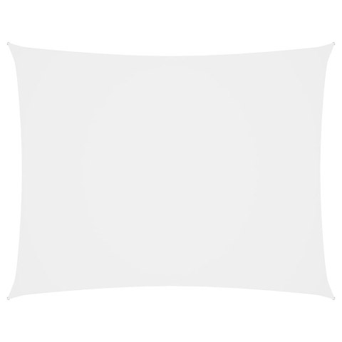 ŻAGIEL PRZECIWSŁONECZNY OGRODOWY WODOODPORNY MARKIZA TARAS PROSTOKĄT 2,5X4,5M BIAŁY