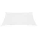 ŻAGIEL PRZECIWSŁONECZNY OGRODOWY WODOODPORNY MARKIZA TARAS PROSTOKĄT 2,5X4,5M BIAŁY