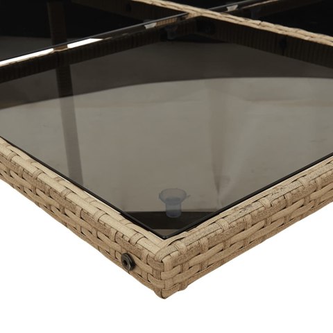 9-CZ. ZESTAW MEBLI OGRODOWYCH Z PODUSZKAMI MIESZANY BEŻ