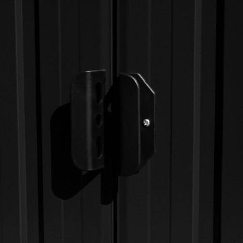 SZOPA OGRODOWA 257X580X181CM METAL ANTRACYTOWA