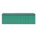 SZOPA OGRODOWA 257X580X181CM METAL ZIELONA