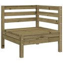 OGRODOWA SOFA 2-OS. Z PODNÓŻKIEM IMPREGNOWANE DREWNO SOSNOWE